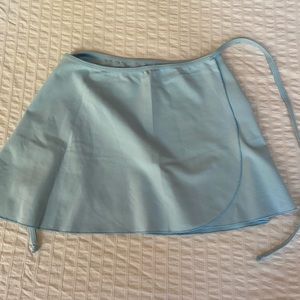 Light Blue Wrap Ballet Skirt